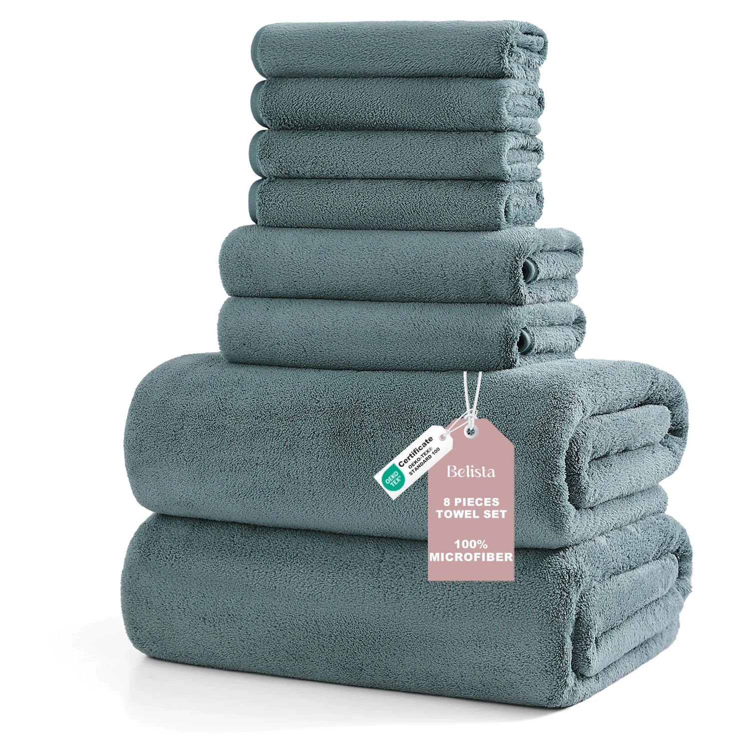 8Pcs Oversized Bath Towel Set   Assorted Colors