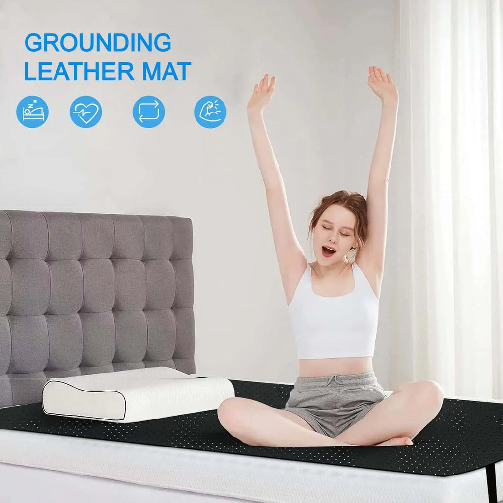 Connect to Nature Grounding Sheet Combo, Grounding Mat, 100% Conductive Carbon Faux Leather
