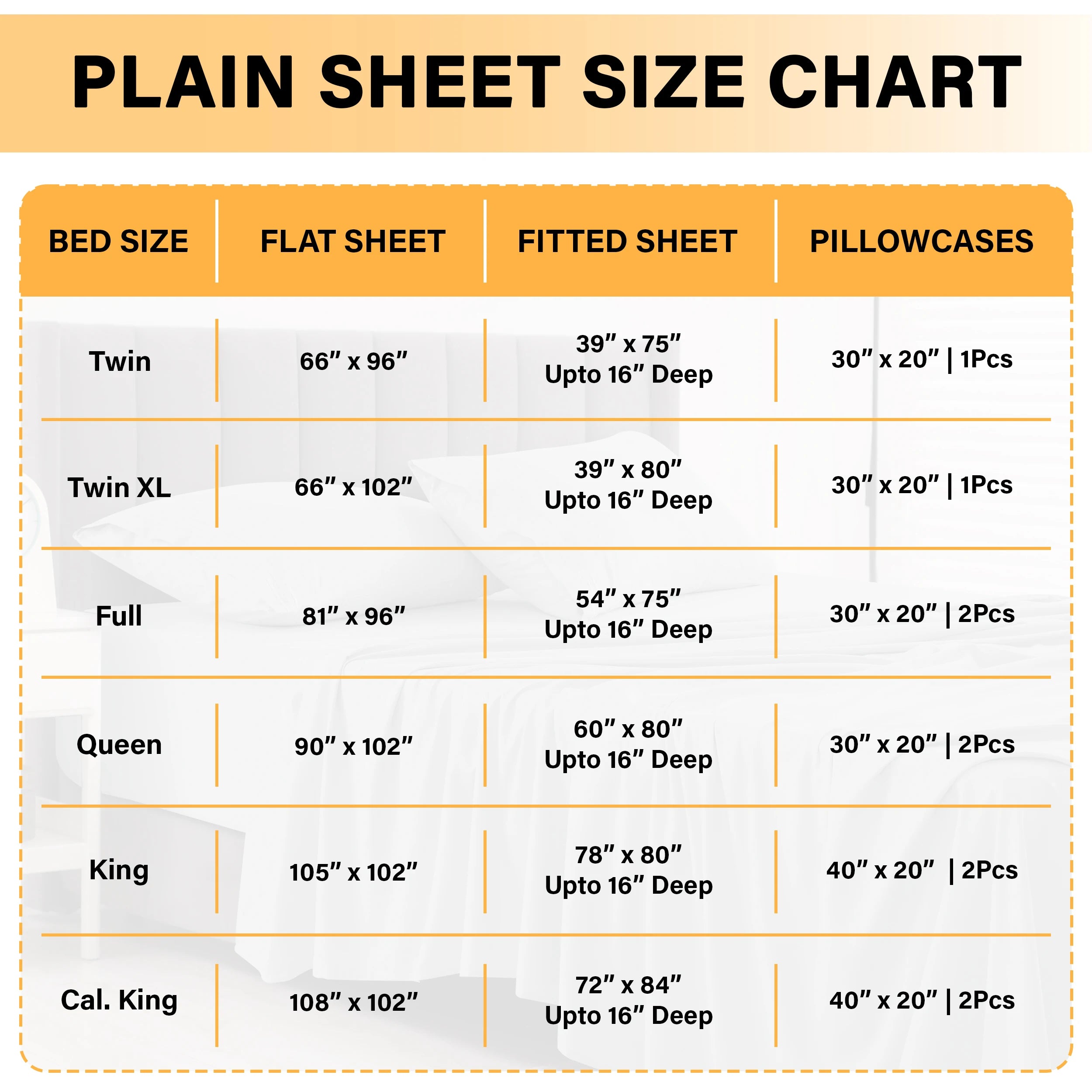Lux Décor 6Pc Solid Sheet Set – Brushed Microfiber, 16" Deep Pockets, Assorted colors