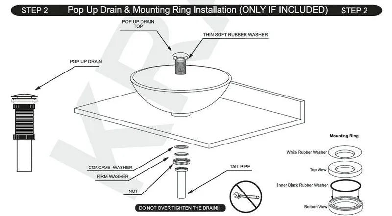 Bathroom Sink Countertop Basin Bowl with Faucet