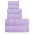 Ultra Soft 6 Pack Cotton Towel Set, Assorted Colors