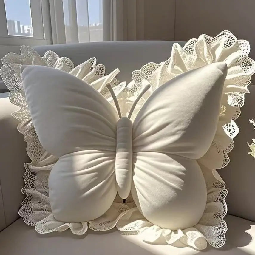 Princess Butterfly Sofa Cushion Pillow Living Room or Bedroom  see colors