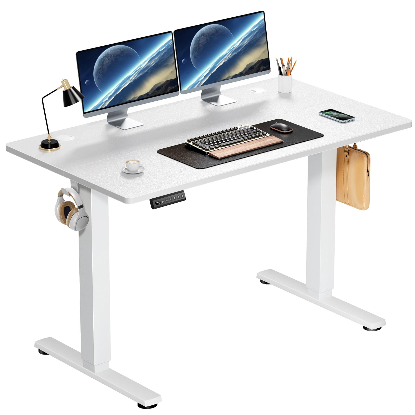 Electric Standing Desk Height Adjustable 40x24 Inch Computer Desk