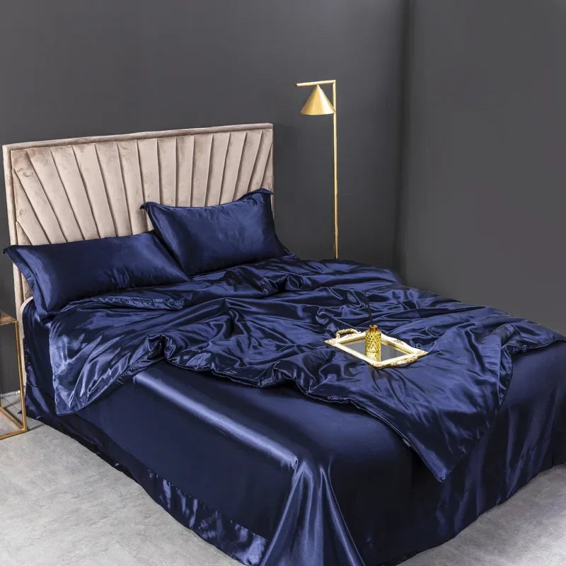 100% Pure Silk Bedding Sets High End Quilt Bed Cover Set Duvet Cover