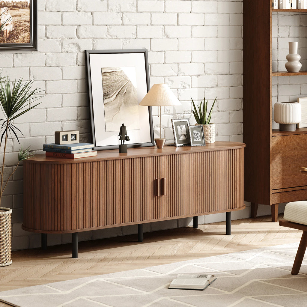 TV Stand with Power Outlet for TVs up to 60/70", Entertainment Center