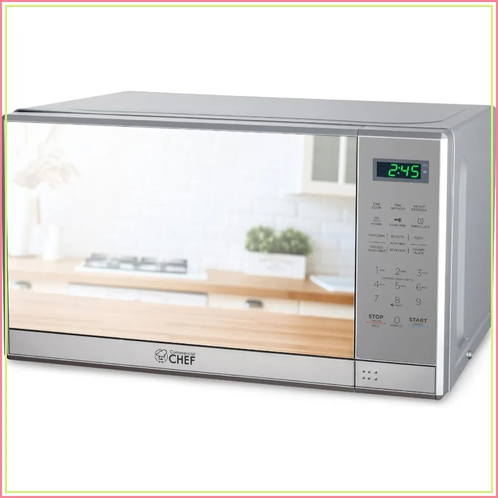 Perfect Size Countertop Microwave Oven, 700W with Digital LED