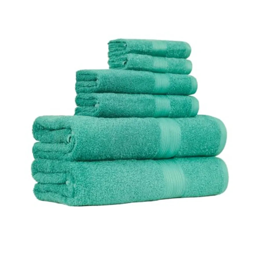 Oversized Fade-Resistant Towel, 100% Cotton, Highly Absorbent, Soft, Set