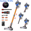 Powerful Cordless Vacuum Cleaner 78KPA 45Min Lightweight Stick Vacuum