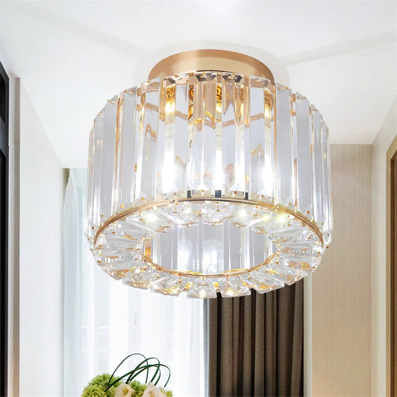Modern Pendant  Light Luxury Chandelier Led Crystal Ceiling