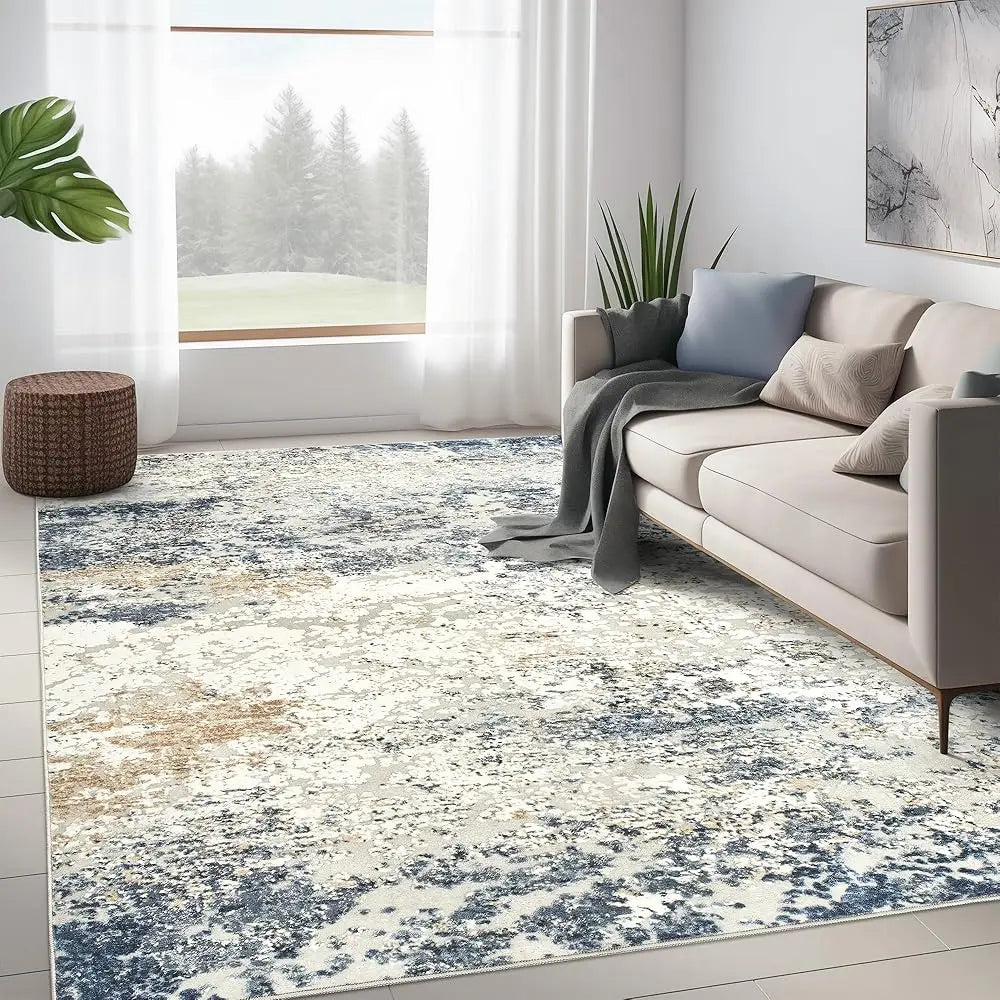 Abstract Area Rug 5X7