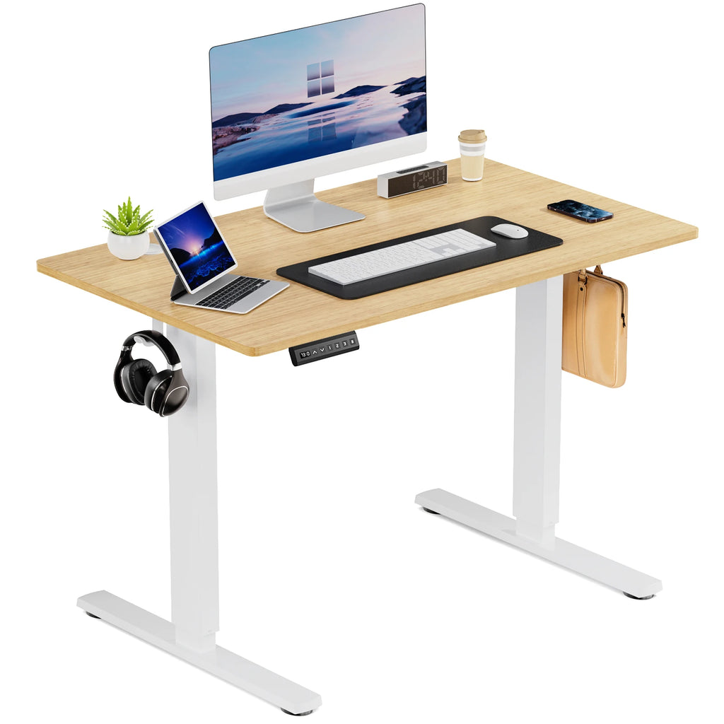 Electric Standing Desk Height Adjustable 40x24 Inch Computer Desk