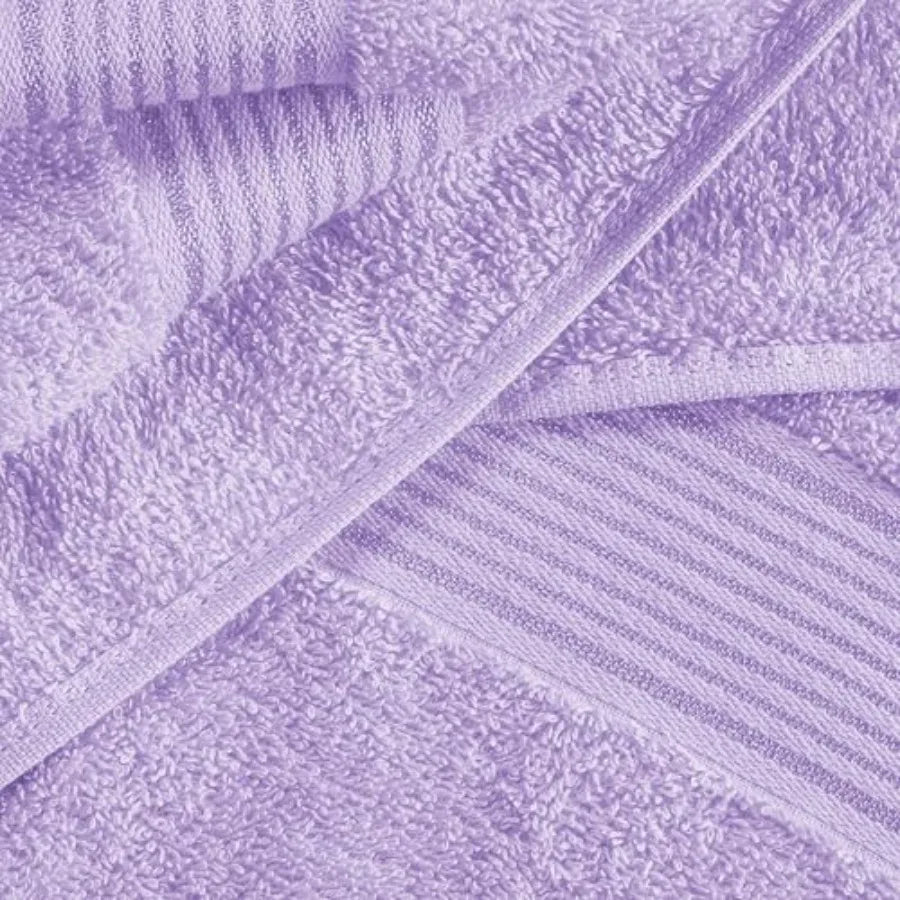 Ultra Soft 6 Pack Cotton Towel Set, Assorted Colors