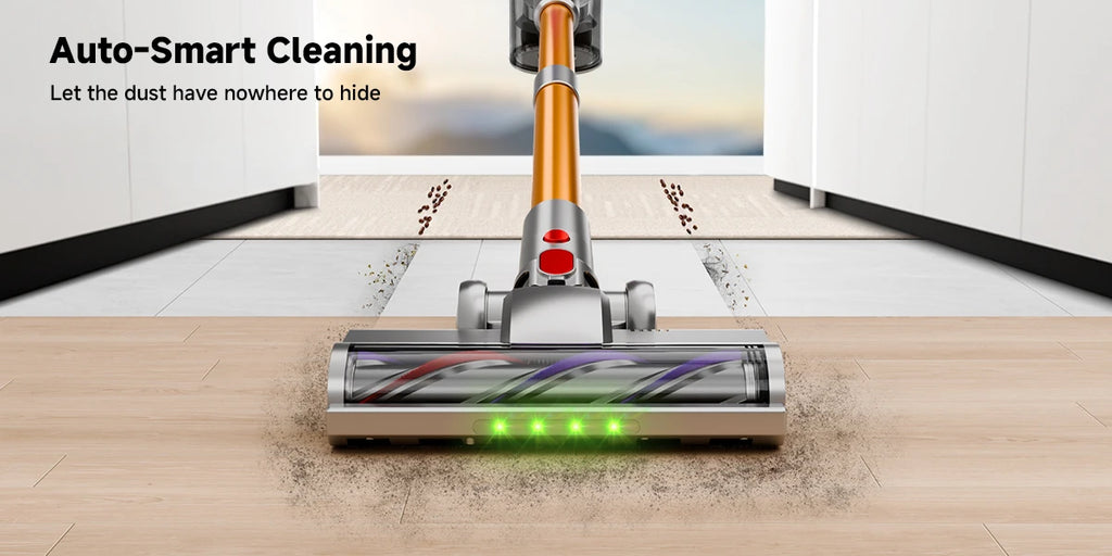 Powerful Cordless Vacuum Cleaner LED Display 45Mins Self Standing