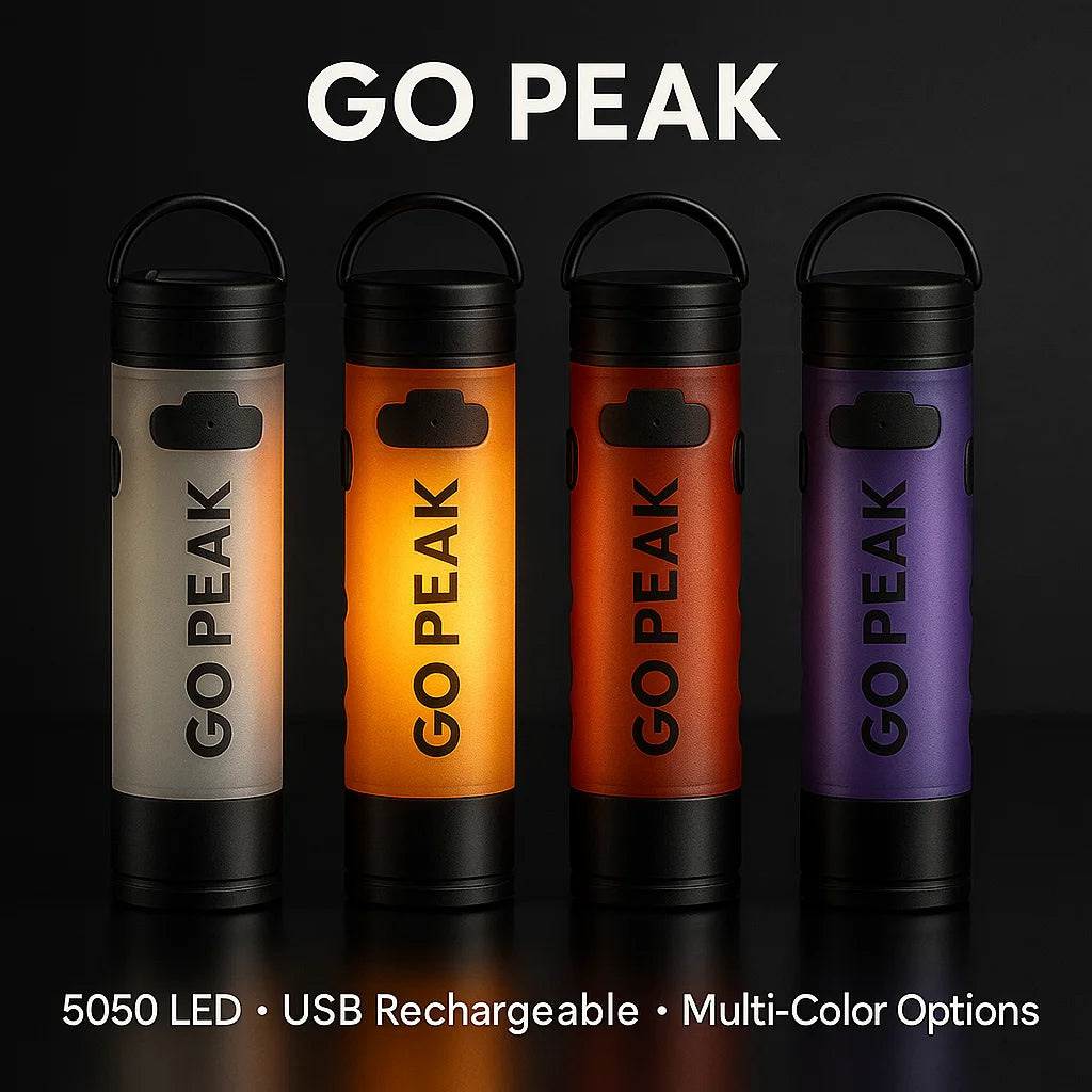 Mini USB Rechargeable LED Pocket Flashlight Clip-on Flashlight
