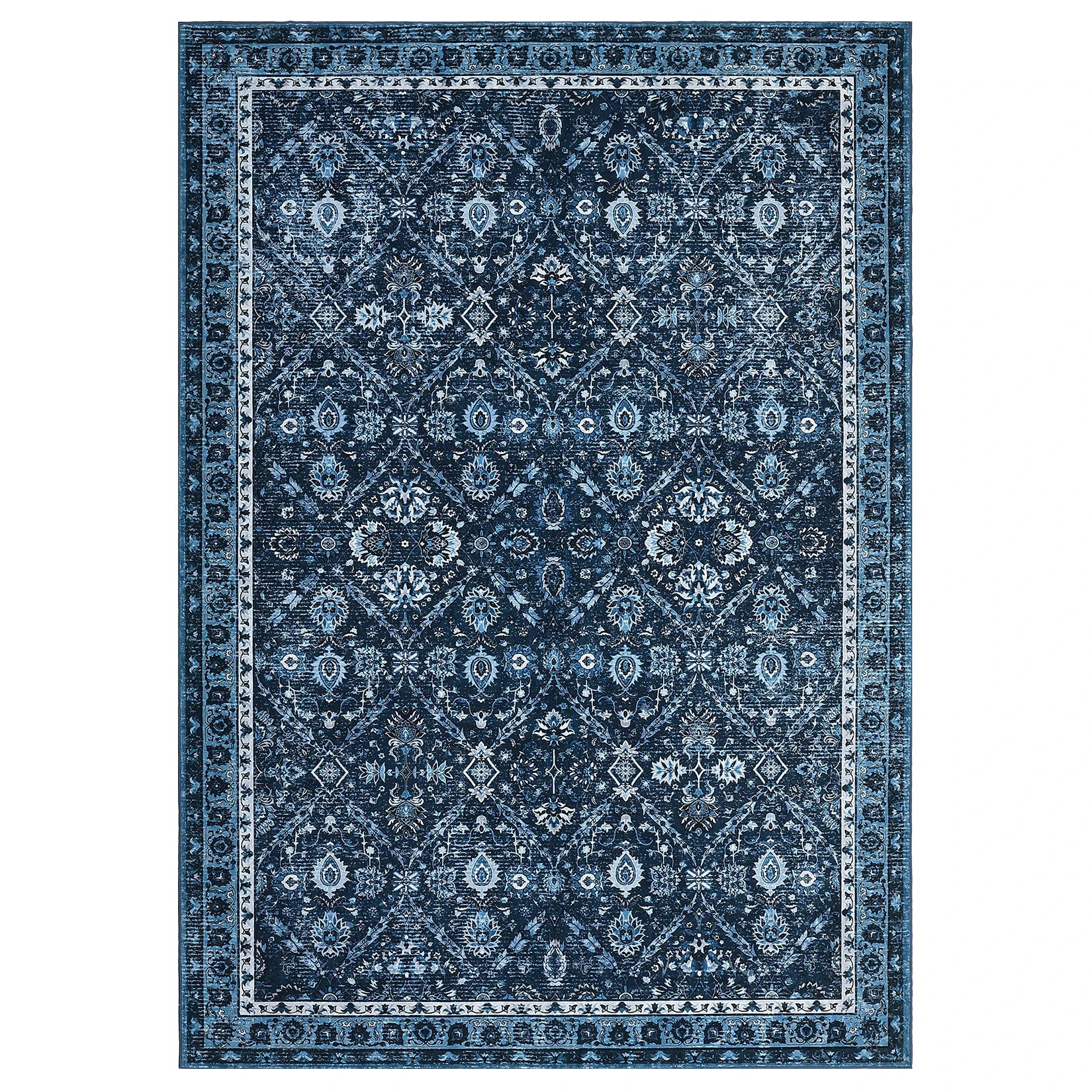 Rug for Living Room, Machine Washable, Non-Slip