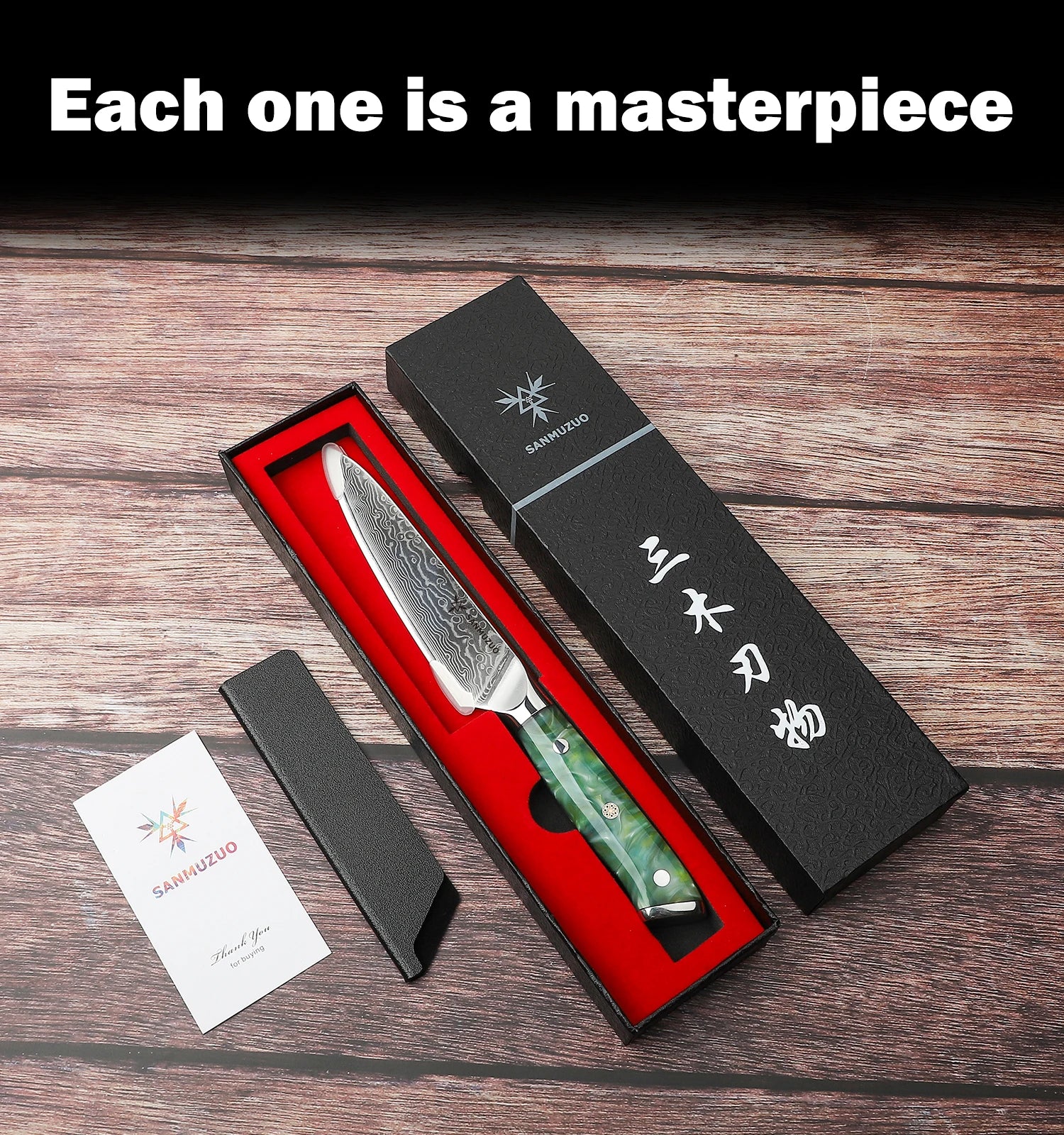 Elegant  2PCS Kitchen Knife Set - Ultra Sharp Damascus Steel  Beautiful Color Options