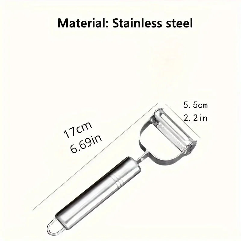 Easy to Use!!! Stainless Steel Vegetable Peeler, Multi-Function