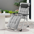 Zero Gravity Recliner Patio Lounge Chair ,Portable with Cup Holders
