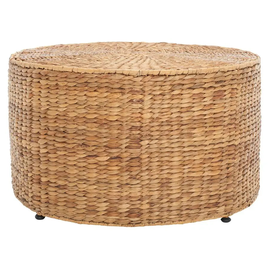 Home Collection Jesse Wicker Coffee Table, Natural Fiber Modern Coastal
