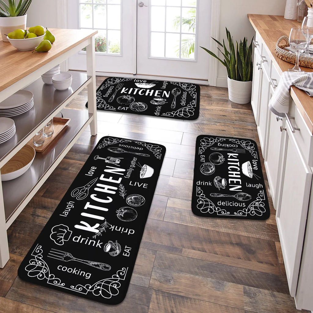 Cozy Kitchen carpet washable, non-slip, absorbent floor mat assorted sizes