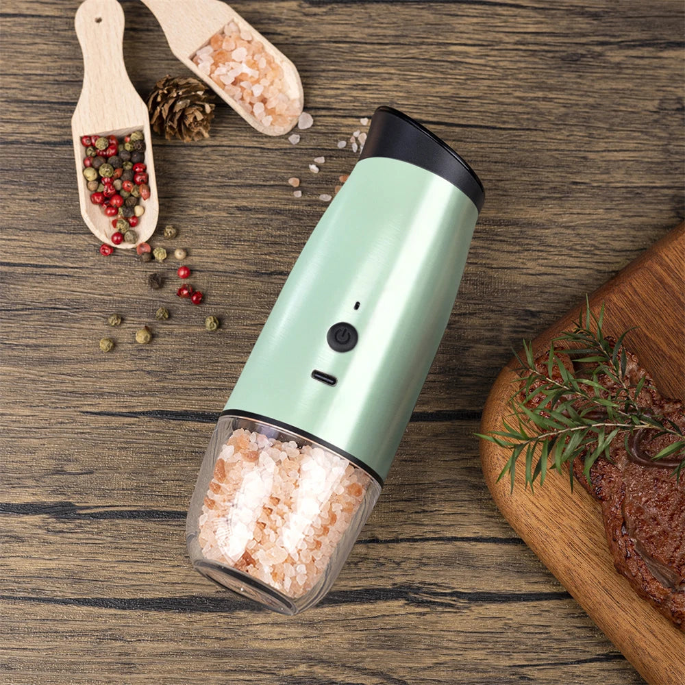 Rechargeable Gravity Electric Salt and Pepper Grinder
