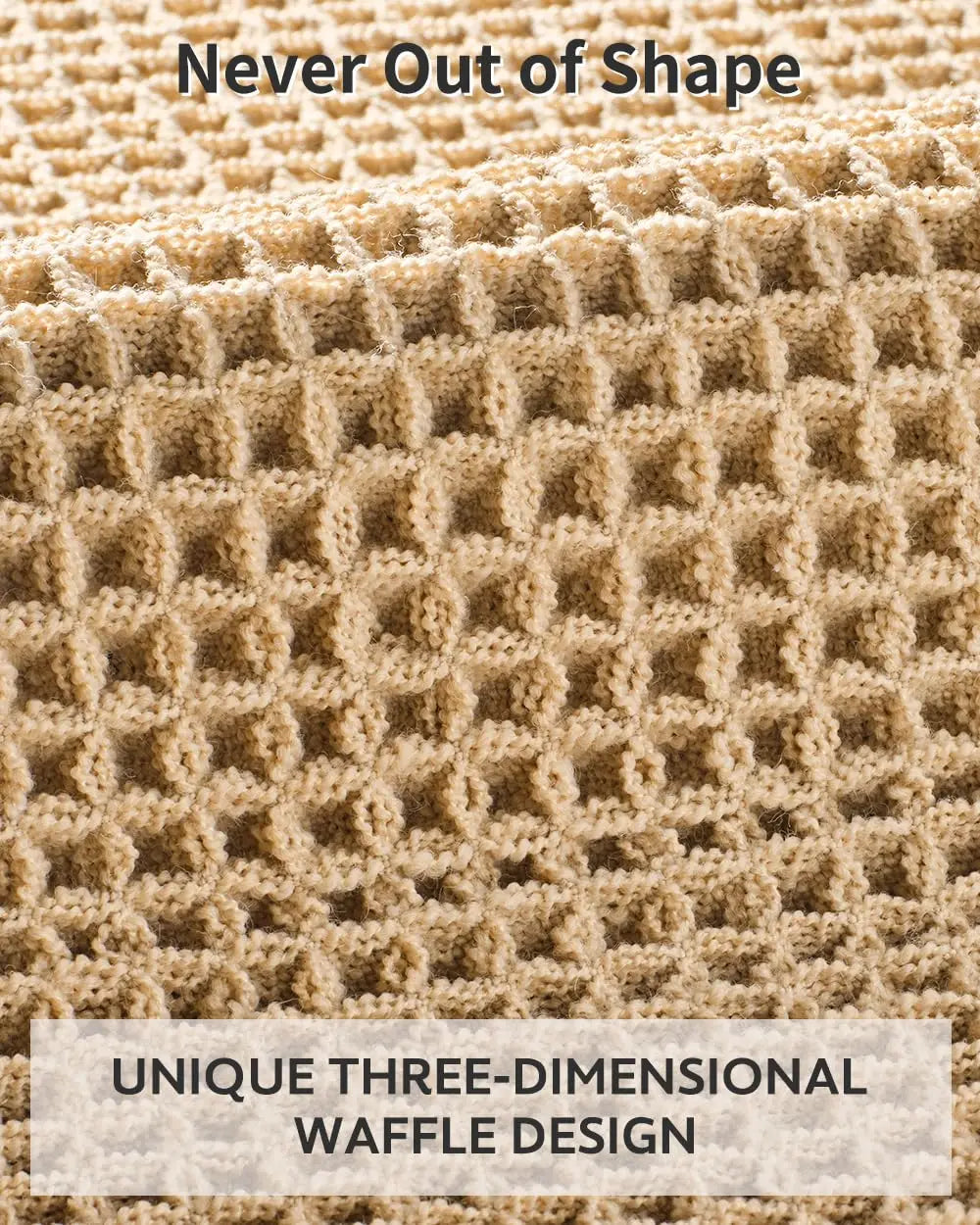 Waffle Bath Mat Rug Super Absorbent Non Slip Boho