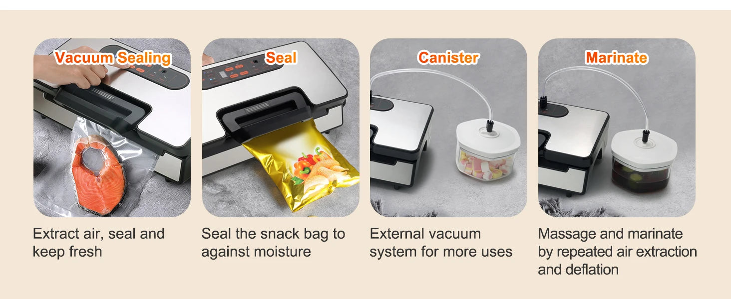 Vacuum Sealer Food Packaging Machine  130W