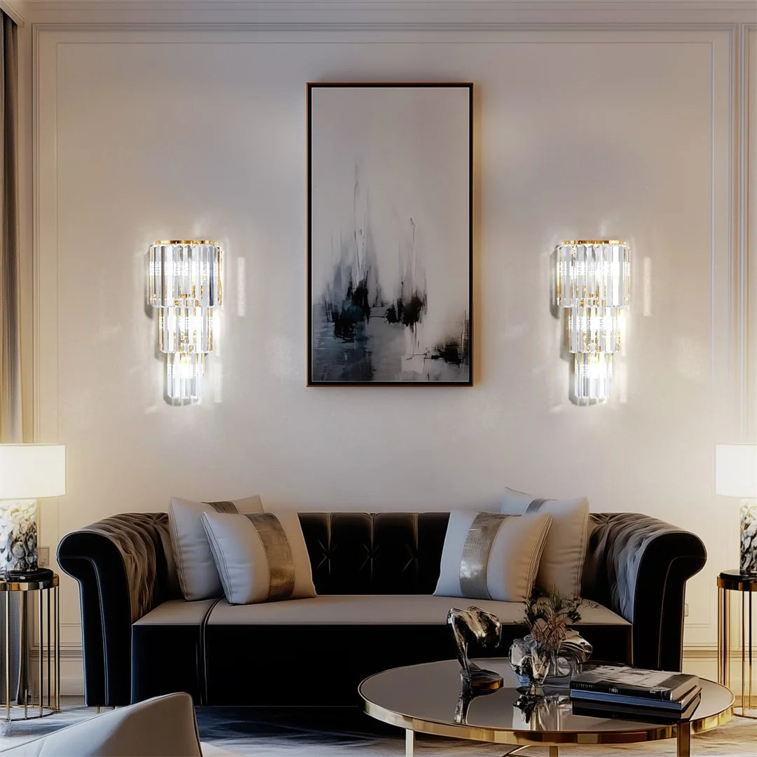 Luxurious Crystals Sconces for Wall