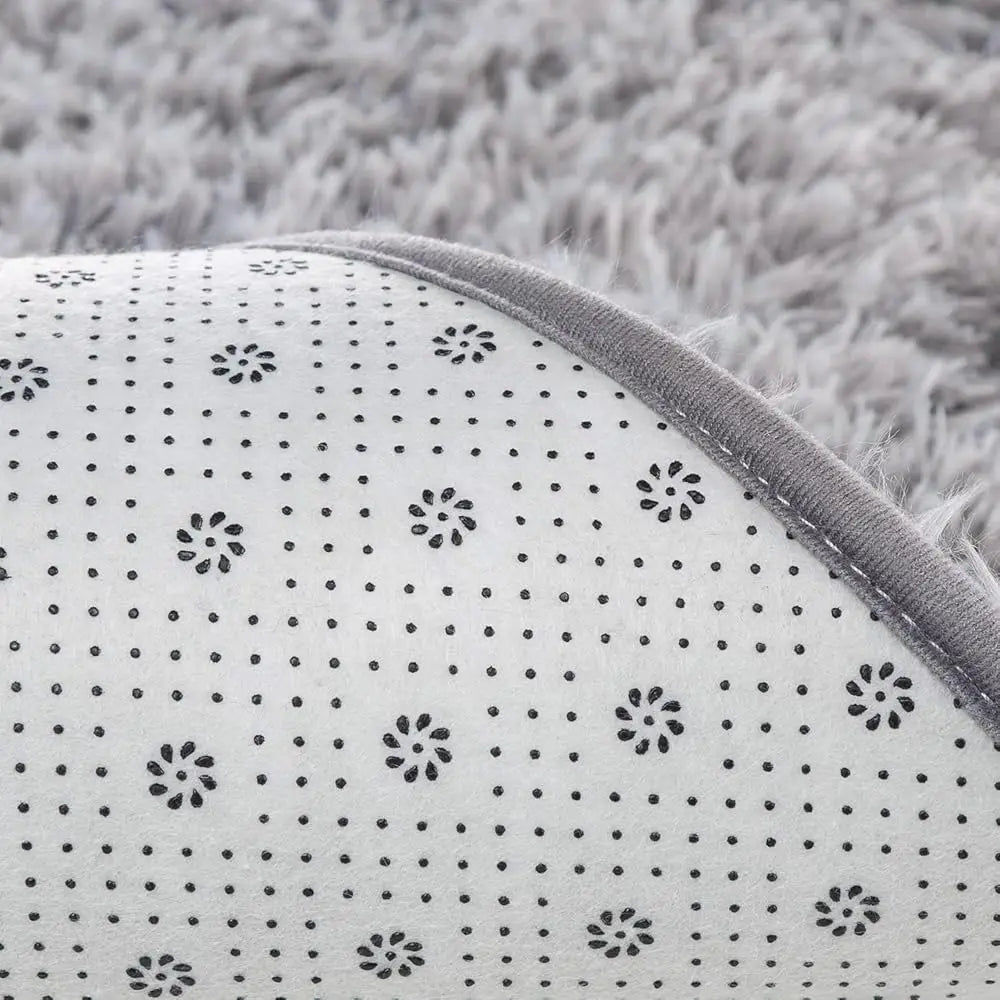 Non-Slip Area Rug,Oval Fluffy Ultra Soft Area Rugs,Washable,