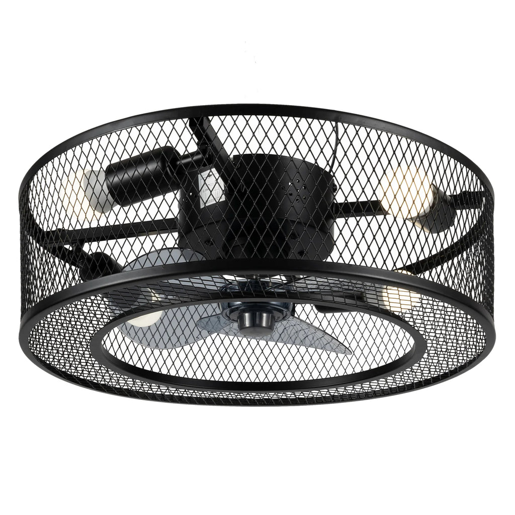 Coo  Breeze 18 Inch Fan Pendant Light Black