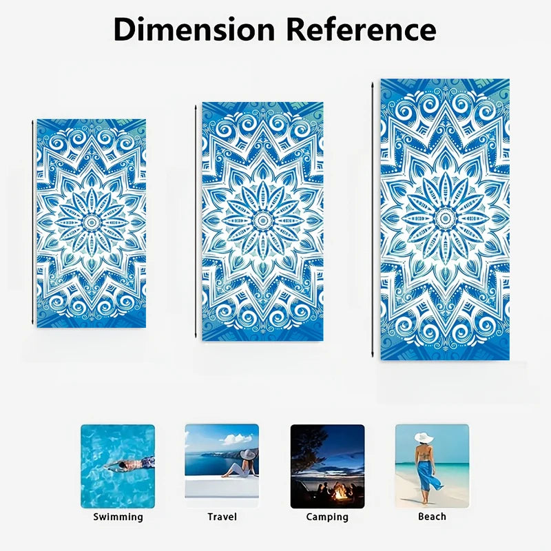 Summer Watermelon Pattern Beach Towel, Quick Dry Soft