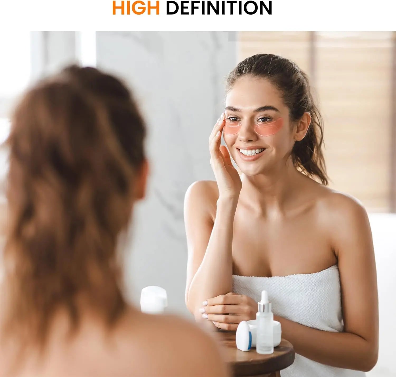 Bathroom Vanity Mirror for Wall, 2 Pack 36" x 24" Metal Framed Rectangular