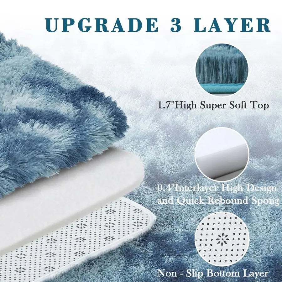 Area Rugs for Living Room Bedroom Fluffy, Large Area Shag