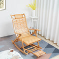Bamboo Heavy Duty Folding Rocking Chair