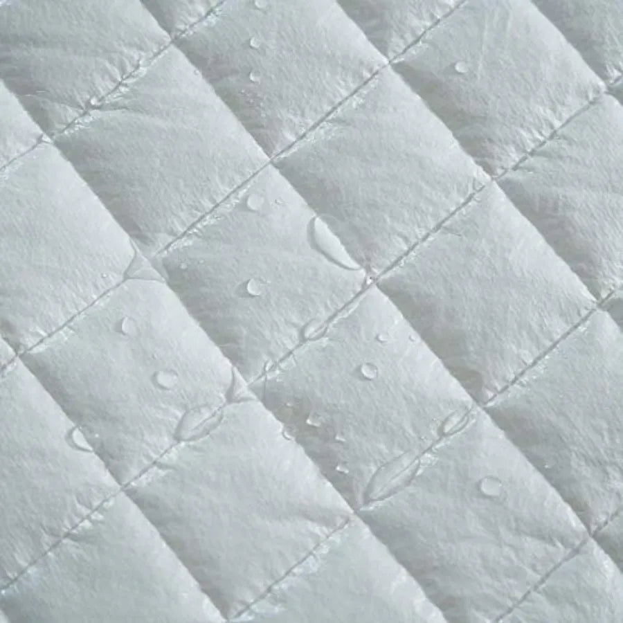 Elif Size Mattress Protector, Waterproof, Quilted Cover Pad Breathable, Vinyl ,See sizes, white