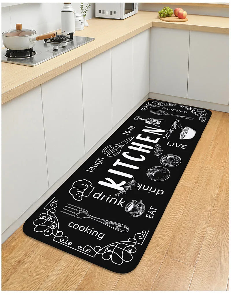 Cozy Kitchen carpet washable, non-slip, absorbent floor mat assorted sizes