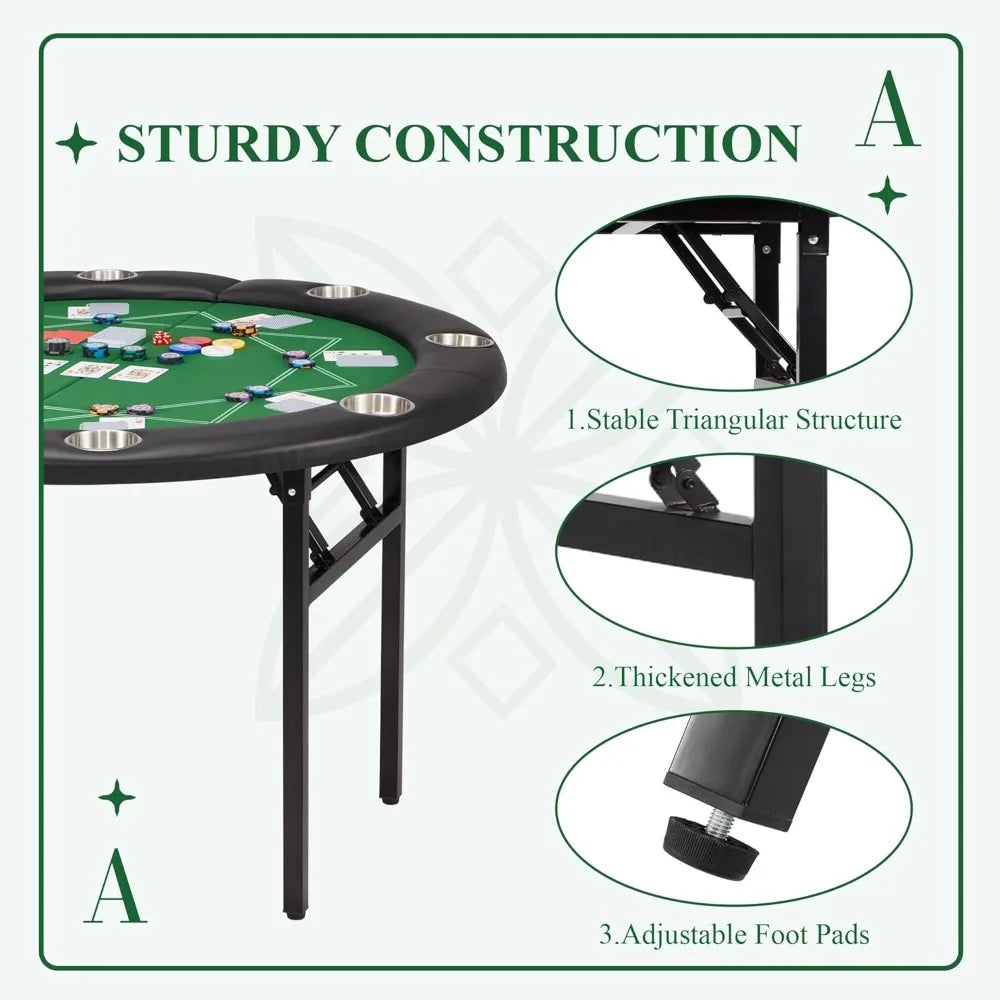 Great Game Table  for Many Card Games ,Foldable