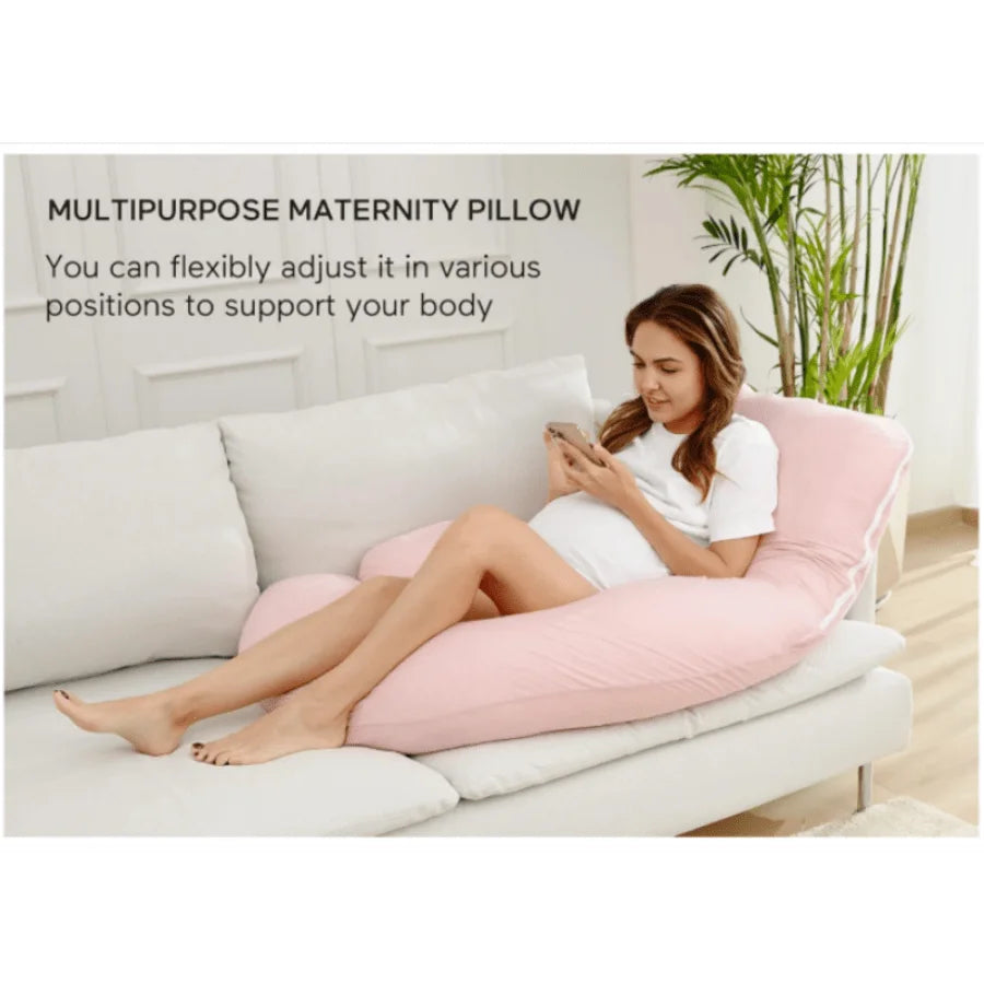 Pillow, ergonomic design, lumbar support pillow, washable for Mom TO BE
