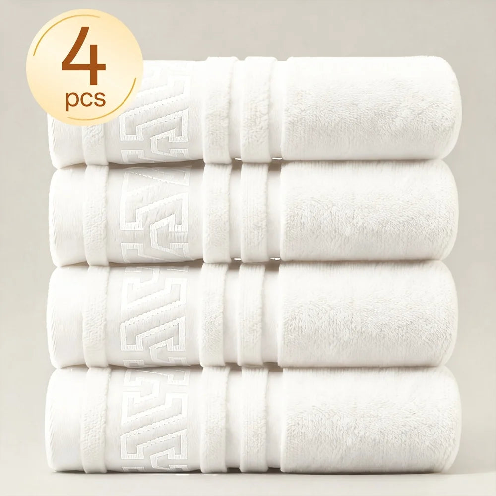 Cotton Bath Towel Set, Highly Absorbent & Quick Dry