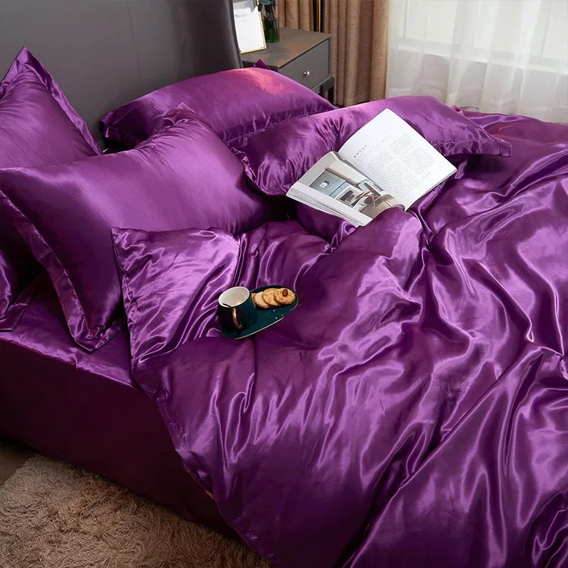 100% Pure Silk Bedding Sets High End Quilt Bed Cover Set Duvet Cover