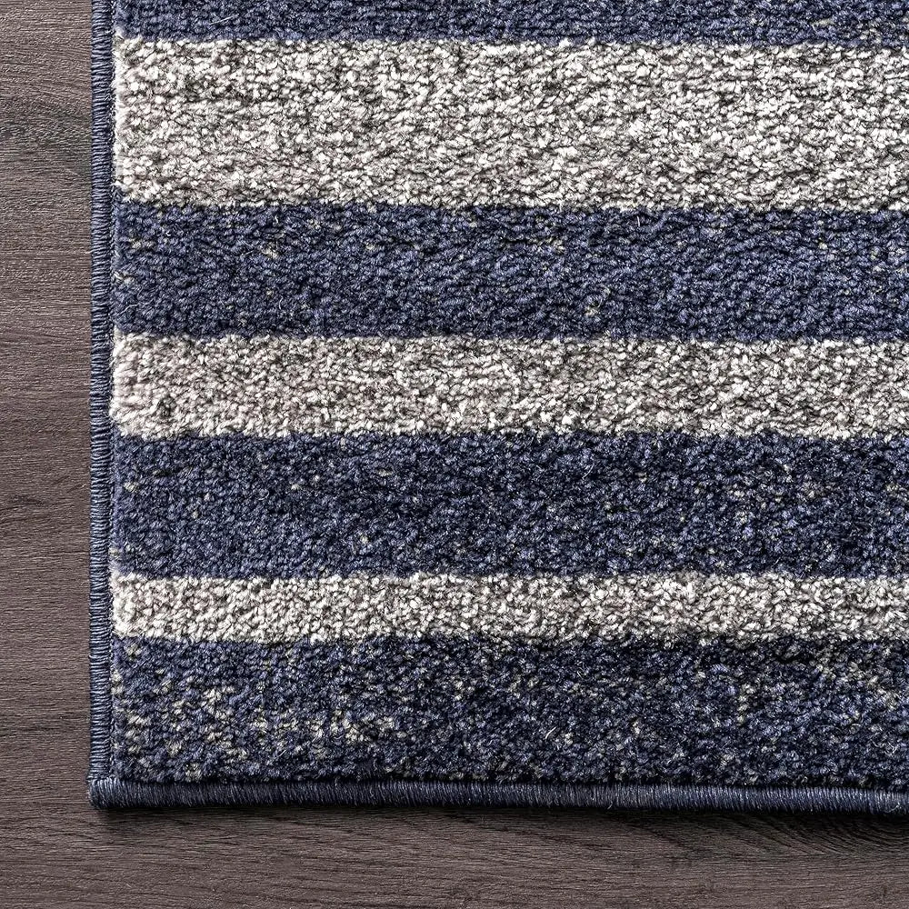Thomas Paul Starfish And Striped Area Rug, 5X8, Blue