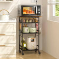 Kitchen Microwave Cart, 3 Tier Microwave Table Stand