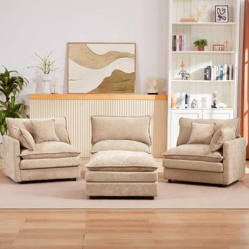 So Soft Cloud Sectional Sofa  3-Seater - 102" L Shaped Modular