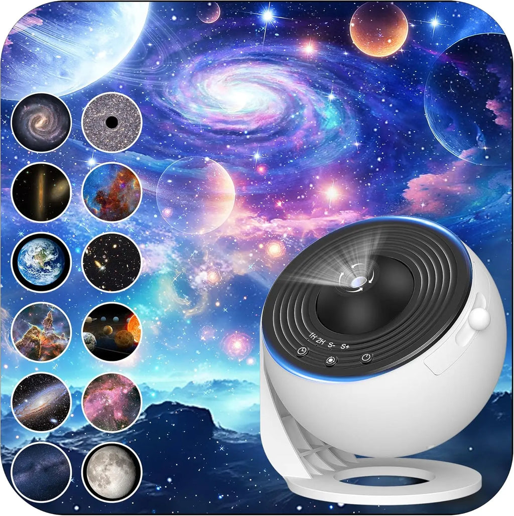 COOL FOR KIDS Galaxy Projector for Bedroom, HD Image Star Projector, Adjustable Galaxy Light Knob