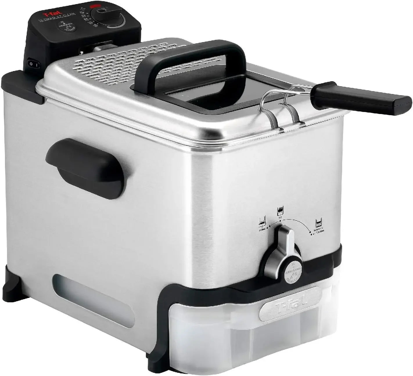 3.5L Stainless Steel Deep Fryer with Basket, 1700W