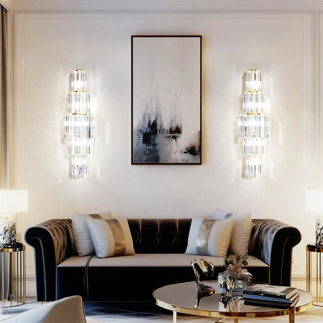 Luxurious Crystals Sconces for Wall