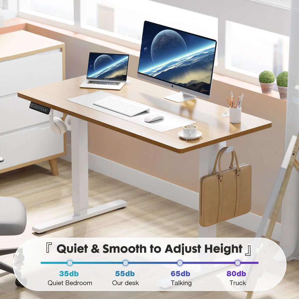 Electric Standing Desk Height Adjustable 40x24 Inch Computer Desk
