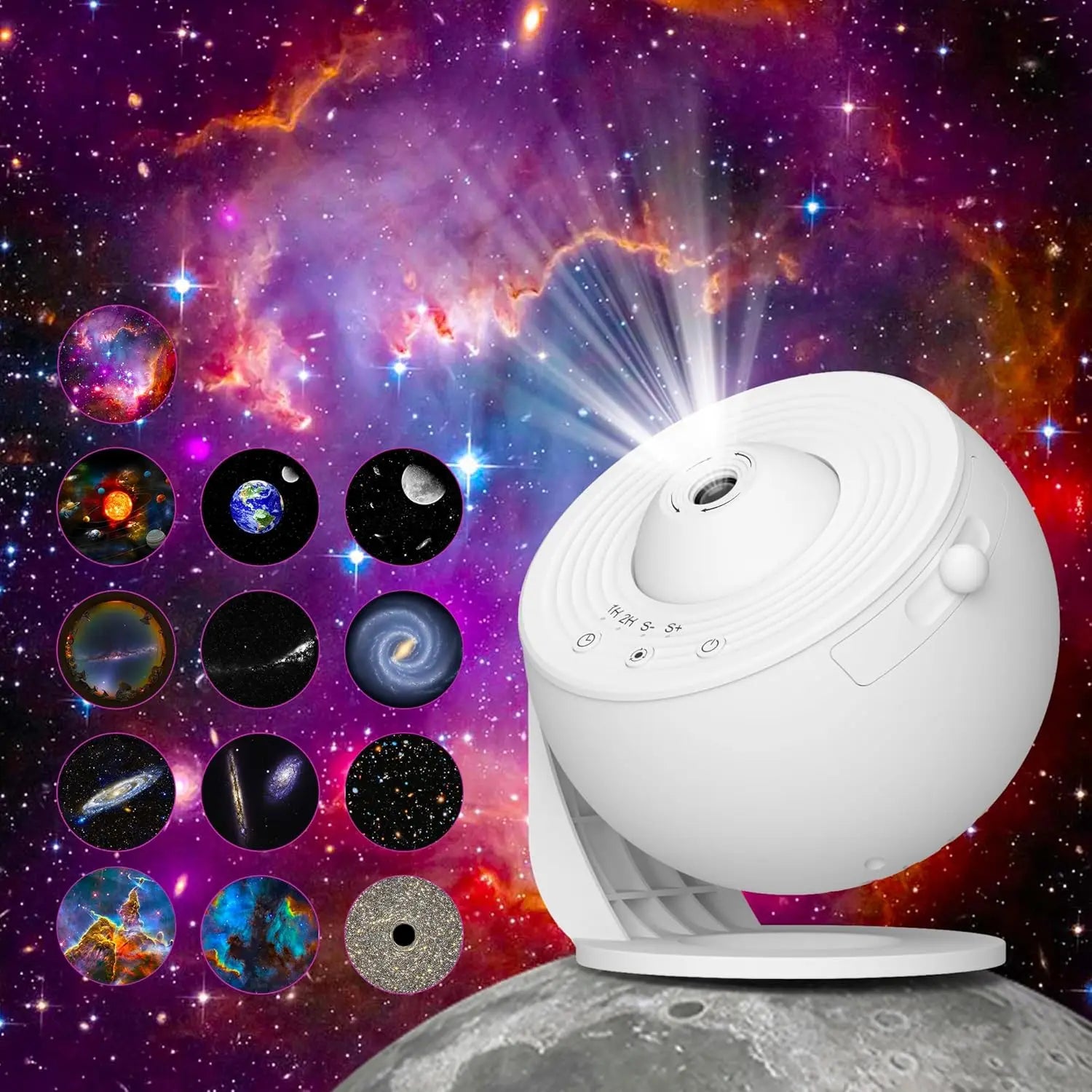 COOL FOR KIDS Galaxy Projector for Bedroom, HD Image Star Projector, Adjustable Galaxy Light Knob