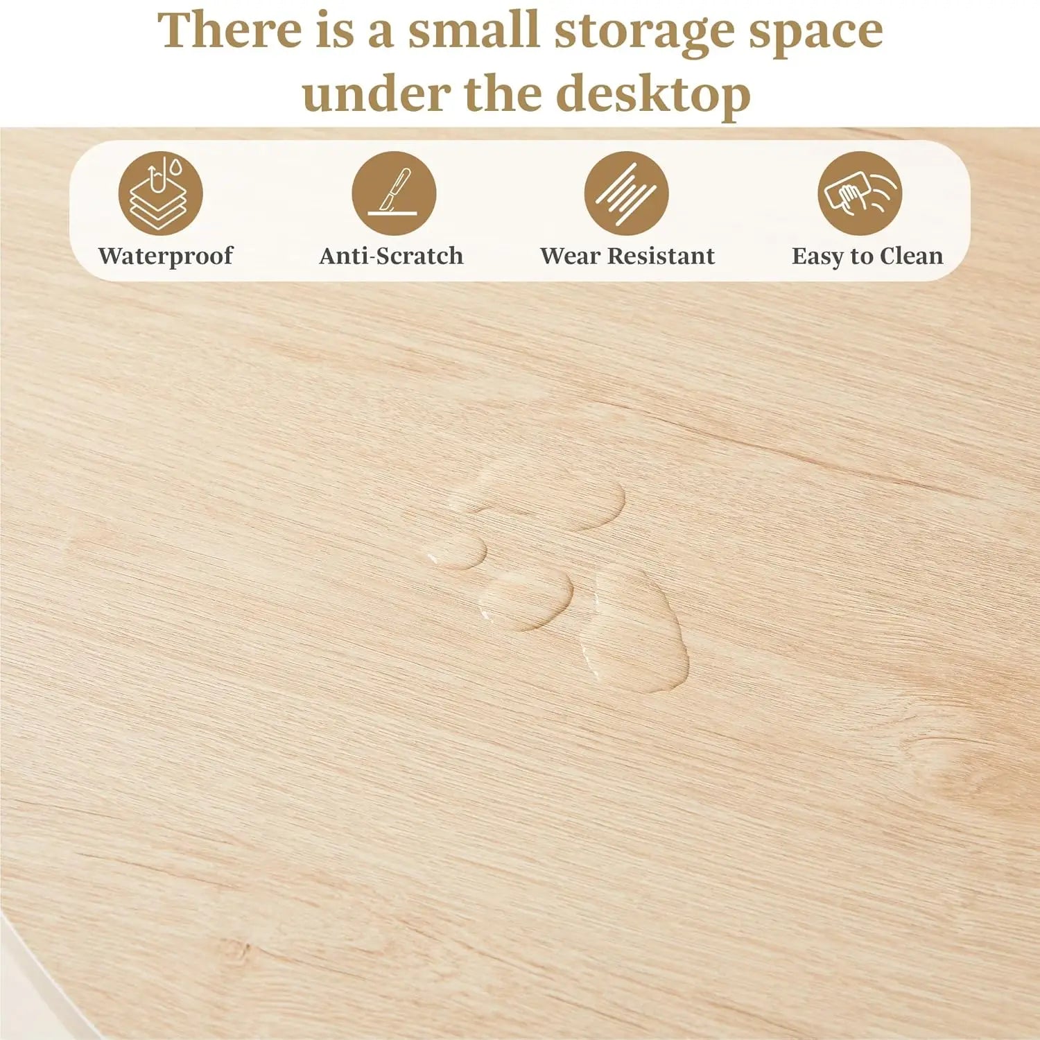 Round-to-Oval Dining Table Hidden Storage and Extendable