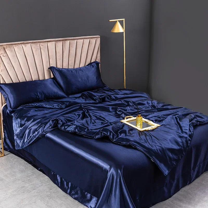 100% Pure Silk Bedding Sets High End Quilt Bed Cover Set Duvet Cover